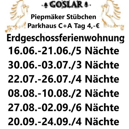 Apartamento Piepmäker Stübchen Goslar Exterior foto