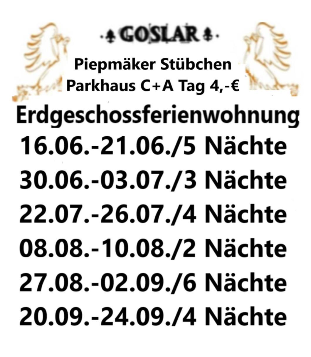 Apartamento Piepmäker Stübchen Goslar Exterior foto